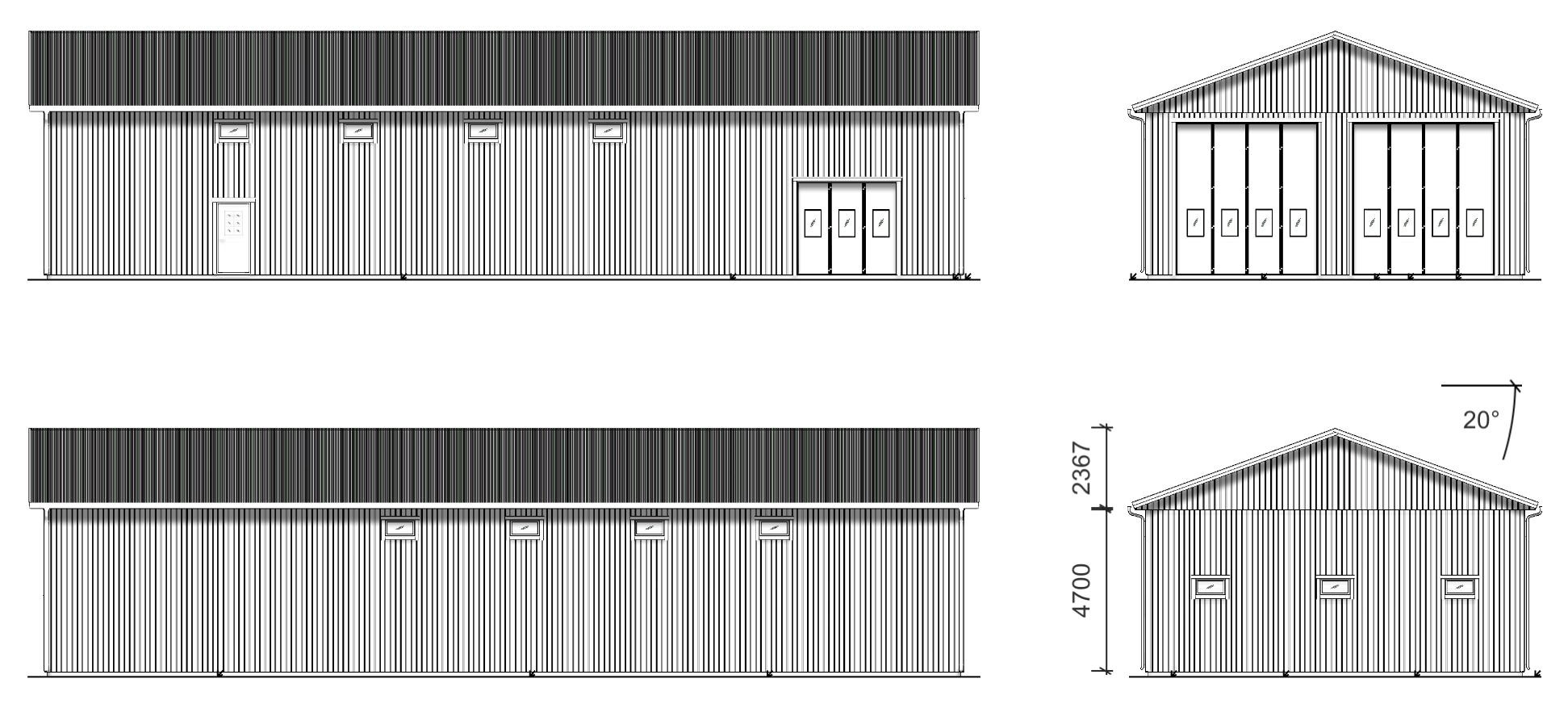 Plan & fasadritning