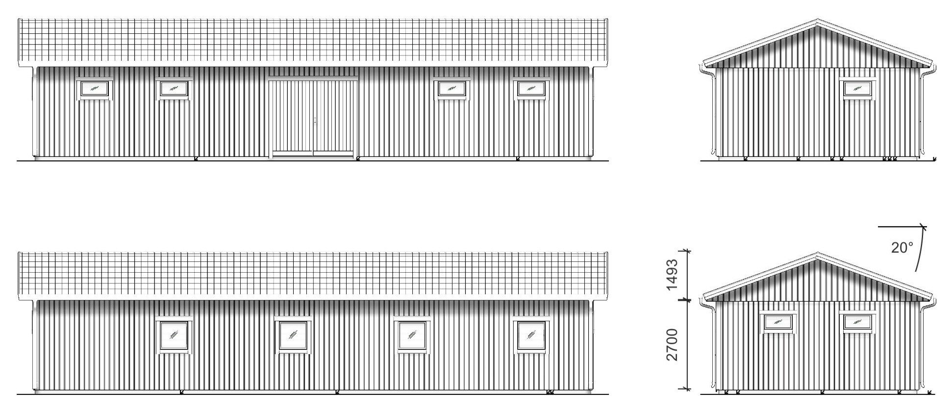 Plan & fasadritning