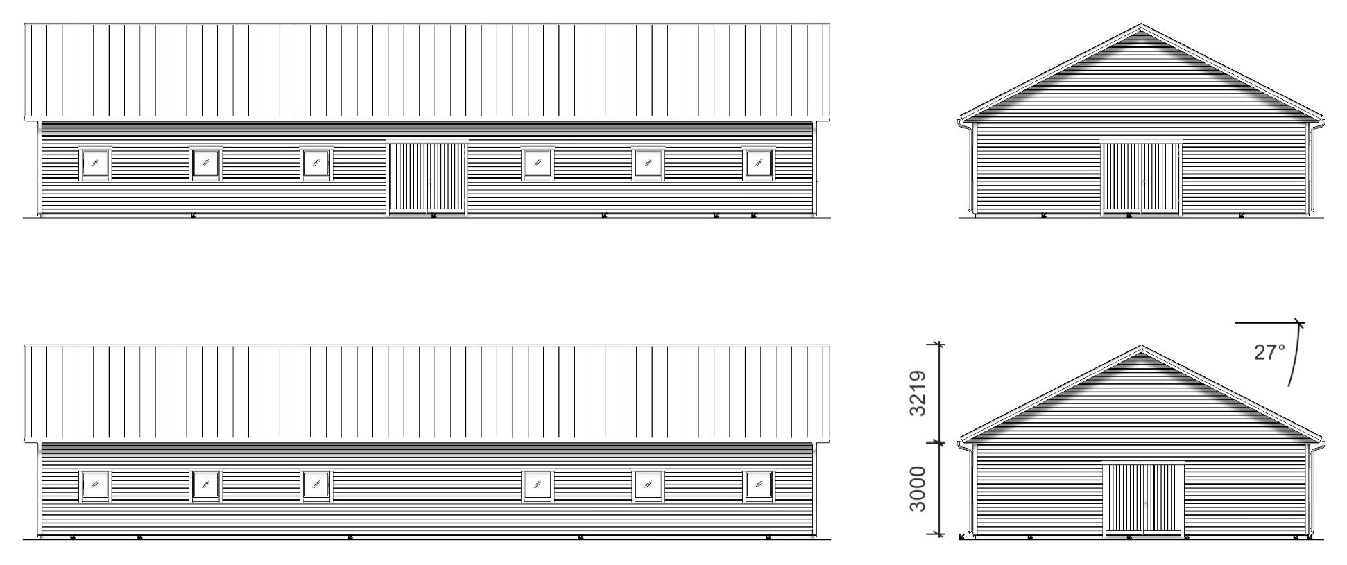 Plan & fasadritning