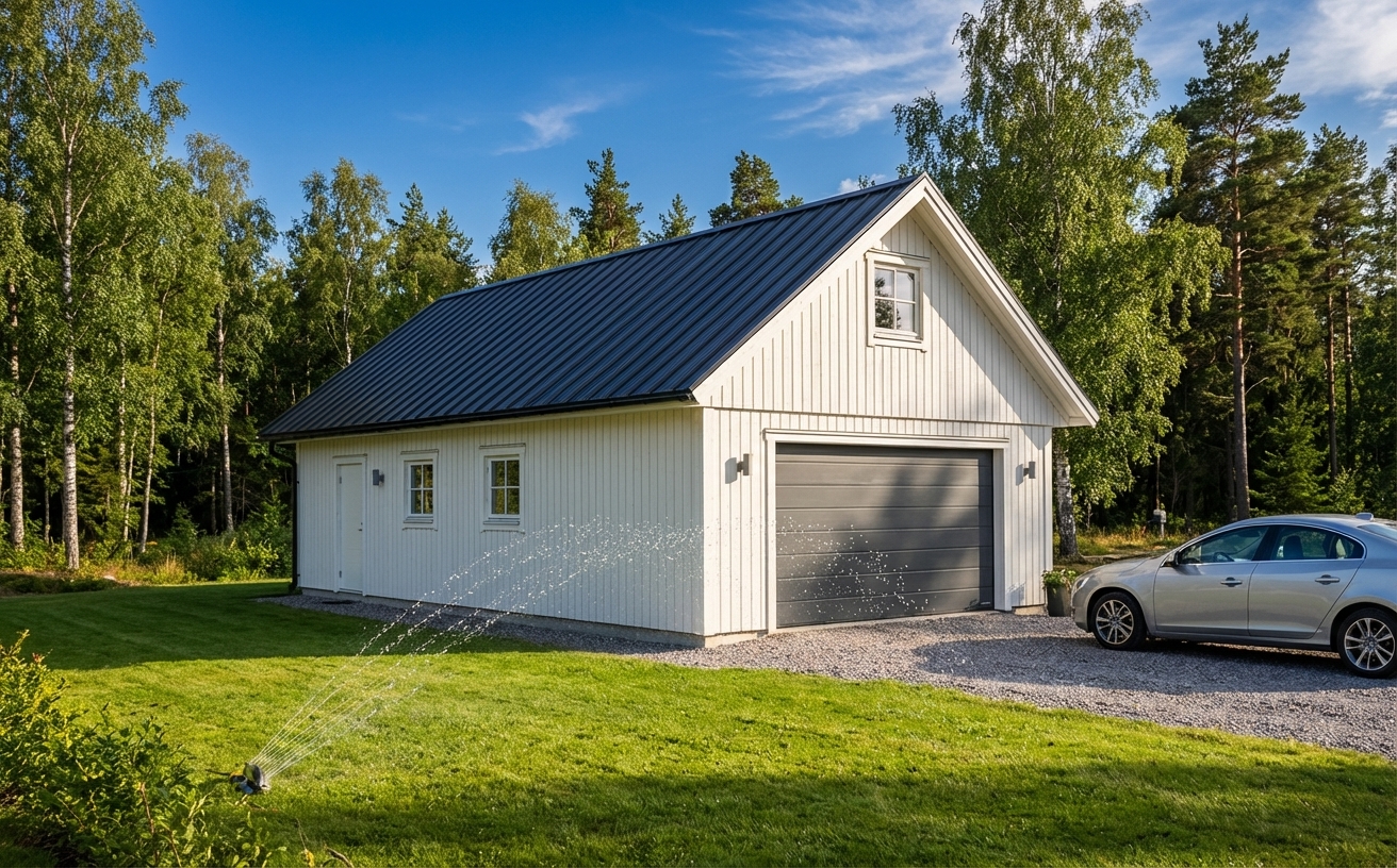 Fäboda 60m² Enkelgarage sommar